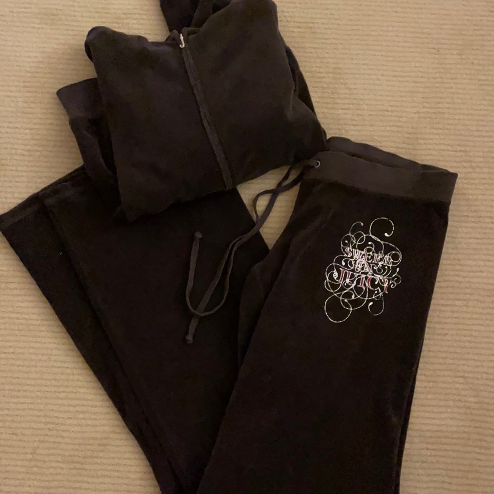 brown juicy couture tracksuit set